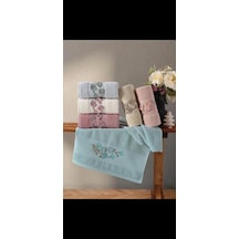 Hobby Emily Style 3 6lı Havlu 50x90 Asorti Çok Renkli