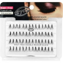 Eyes Tekli Kirpik Topuzsuz Gür Medium Siyah-32
