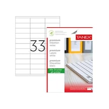 Tanex Tw-2133 70x25mm 100 Lü Lazer Etiket