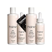 Hubrendy Sh Hairxr Saç Bakım Şampuanı Ve 30 Ml Serum Saçbesleme Güçlü 2 Adet 150 Ml Hairxr Dht Block