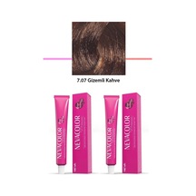 2 Li Set Premium 7.07 Gizemli Kahve - Kalıcı Krem Saç Boyası 2 X 50 G Tüp Standart