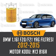 Bmw 1.16İ F20-F21 2012 - 2015 Bosch Yağ Filtresi