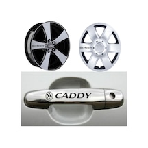 Volkswagen Cady Kapı Kolu Jant Sticker Yapıştırma 8 Ad