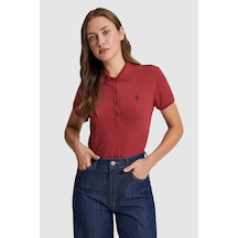 U.S. Polo Assn. U.s. Polo Assn. Kadın Vişne Tişört Basic 50321818-vr223