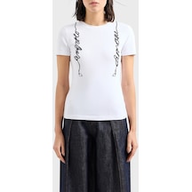 Emporio Armani Bayan T Shirt 3d2t7r 2j07z 0100 Beyaz