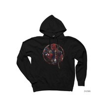 Deadpool Distorted Siyah Kapşonlu Sweatshirt Hoodie Siyah Deadpool Distorted Siyah Kapşonlu Sweatshirt Hoodie Siyah
