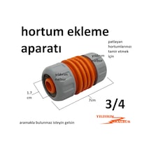 Bahçe Sulama Hortum Tamir Adaptörü 3/4 Hortum Ekleme Bahçe Hortum