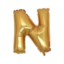Folyo Balon Harf N Altın 16 Inc 40cm Pk:1
