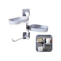 Buççin Online Mağaza Çoklu Sabun Tutucu Fonksiyonel Banyo Sabunluk 4940 Akrilik Çok Renkli