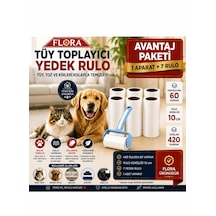 Tüy Toplama Seti 1 Aparat Üzerinde + 6 Yedek Rulo