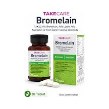 Takecare Bromelain Takviye Edici Gıda 30 Tablet