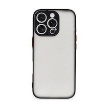 Apple Apple Uyumlu iPhone 16 Pro Max Kılıf Montreal Silikon Kapak - Siyah Sıyah