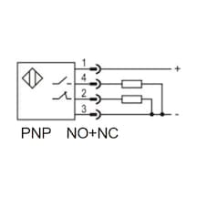 Lanbao Ptft-bc100dpr-e2 ,kübik/1mt Pnp-no/nc M12-4p Cisim Fotosel
