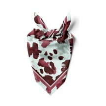 Bordo Fırça Darbeleri Desen Bandana/fular Çok Renkli