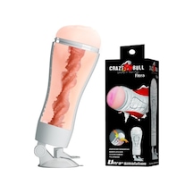Hızlı Express Crazy Bull Flora Hands Free Vantuzlu Realistik Suni Vajina Erkek Mastürbatör