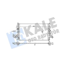 Kale 362695 Motor Radyatoru 13453905 39095604