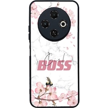 Tecno Spark 30c Sakura Girl Boss Tasarımlı Glossy Telefon Kılıfı Çok Renkli