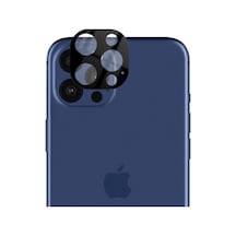 Apple Uyumlu iPhone 12 Pro Max 6.7" 3D Full Kaplama Tempered Cam Kamera Koruyucu