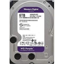 Wd 6tb Purple 3.5" 256mb Sata 6gb-s 7-24 Wd62purz Güvenlik Disk