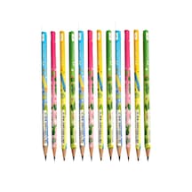 Kaktüs Yuvarlak Kurşun Kalem 12 Adet 1 Paket Faber Kurşun Kalem 2b Siyah Kurşun Kalem Kaktüs Desenli 2b Kalem