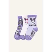 Defacto Hello Kitty 3lü Uzun Çorap Kız Bebek H5563a5nskr1 Çok Renkli-kr1