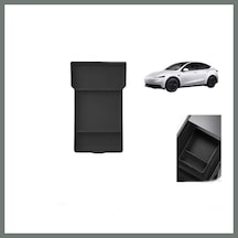 Mmb-trade Tesla Model Y Juniper 2025+ Uyumlu Orta Konsol Düzenleyici Raf Saklama Kutusu Siyah Mmbz