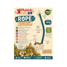 Rope Matatabi Li Çıngıraklı İp Kedi Oyuncağı