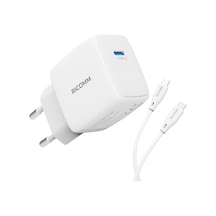 20w Gan Usb-c Şarj Aleti Qc4.0 Pd İphone, İpad, Samsung, Xiaomi Uyumlu Hızlı Şarj Cihazı + 2 Metre Type-c 60w Şarj