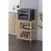 Mutfak Standı Mutfak Rafı Mutfak Bangosu Mikrodalga Dolabı -çam