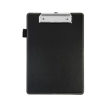 Sekreterlik,a5 Küçük Boy,kapaksız,a5 Clipboard Vegan Suni Deri,17,5x24,5 Cm.,siyah