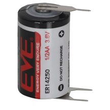 Eve Er14250/3pt 1/2aa- 3.6 Volt Kısa Boy Puntalı Lityum Pil-76655