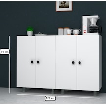 Çok Amaçlı Dolap Mutfak Kiler Dolabı 120 Cm