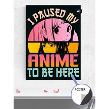 Paused My Motto Manga Anime Poster - Afiş - Dekoratif Duvar Posteri