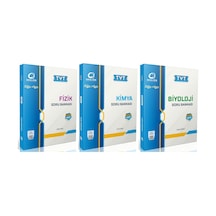 Oksijen Tyt Fizik + Kimya + Biyoloji Soru Bankası Seti 3 Kitap