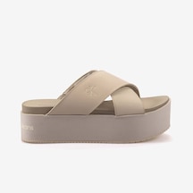 Calvin Klein Kadın Spor & Sneaker Ayakkabı Yw0yw01349 Bej