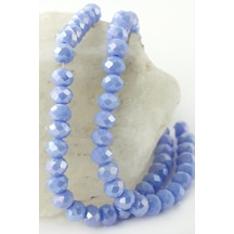 Renkli - 377 - Kristal Dizi Taş 8 Mm - Nazblsmm - Açık Mavi