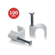 Kroşe 8 Numara 25 Mm Çelik Çivili (100'lü Paket) Karya