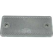 Reflektör Dikdörtgen Delikli Beyaz 40x90 Mm