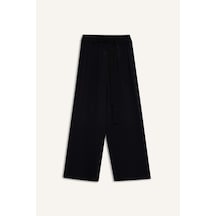Defacto Culotte Geniş Paça Krinkıl Viskon Kapri C9565ax26smbk81 Siyah-bk81