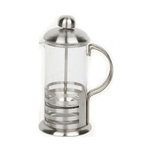 Miraç Metal Saplı French Press, 600 Ml, Beyaz Diğer