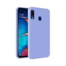 KZY İletişim Samsung Galaxy Uyumlu A20 İçi Kadife Soft Logosuz Lansman Silikon Kapak