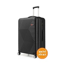 G&d Polo Suitcase Abs Siyah Büyük Boy Valiz 600.01-b