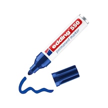 550 Permanent Markör - Mavi - 1 Kalem - 3-4 Mm Yuvarlak Uçlu Çok Renkli