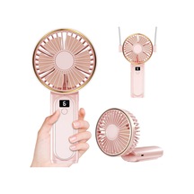 Honmex Kolle Takılabilir Elden Fırın - Usb Şarjlı, 4000mah Batarya, 6 Rüzgar Hızı, Sessiz Çalışma, Pembe