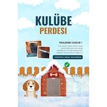 Buycobox Köpek Kulübesi Kapı Perdesi Large