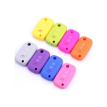 Sones Mercedes-Benz Uyumlu Akıllı Katlanır 3 Düğme Silikon Anahtar Kılıfı Uyumlu Siyah 2 Adet