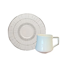 Evaliza Direction Lines 6 Kişilik Çay Fincan Takımı 180 Ml