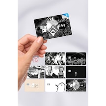 Oyasumi Punpun Goodnight Punpun Kart Kaplama Sticker 8 Adet Çok Renkli