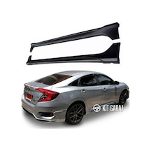 Kit Garaj Honda Civic Fc5 2016-2021 Boyasız Plastik Sağ-sol Takım Turbo Marşpiyel