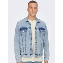Only & Sons Erkek Kot Ceket Onscoın L. Blue 4334 Jacket 22024334 001